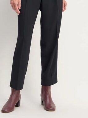 Everlane The Day Boot Bordeaux Burgundy Italian Leather Minimalist Capsule 7.5
